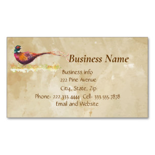 Pheasant, Bird, Nature, Environment, Business Card