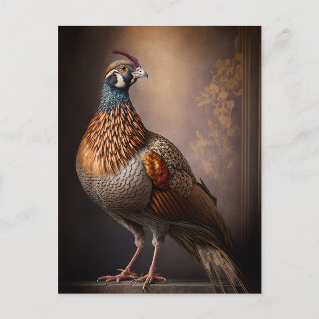 Pheasant Bird Postcard (Front)