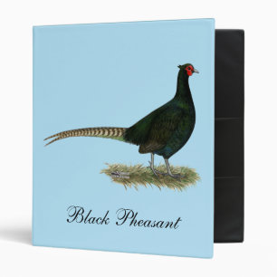 Pheasant Black Rooster Binder