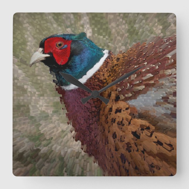 Pheasant Clock (Front)