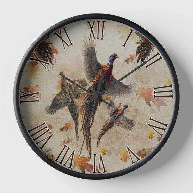 Pheasant  clock (Front)