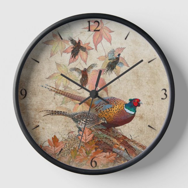 Pheasant  clock (Front)