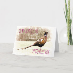 PHEASANT FATHERS DAY GREETING CARD