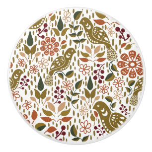 Pheasant Folk Art Knob Pulls Rustic Hardware