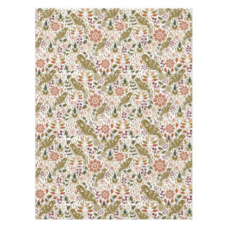 Pheasant Folk Art Tablecloth | Rustic Autumn Harve