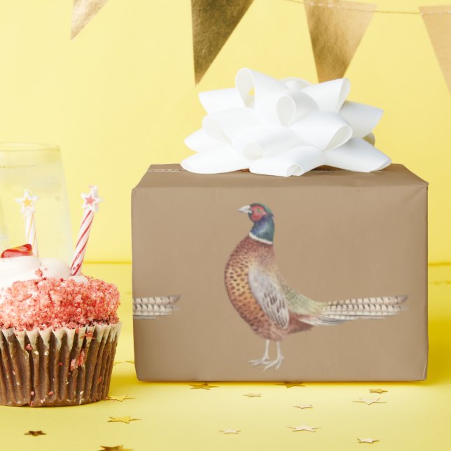 Pheasant Hunting For Dad - Birthday Fathers Day   Wrapping Paper (Birthday Party)