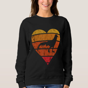 Pheasant Hunting Heart Vintage Pheasant Hunting Bi Sweatshirt