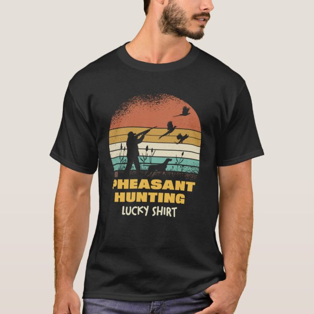 Pheasant Hunting Outfit T-Shirt (Front)