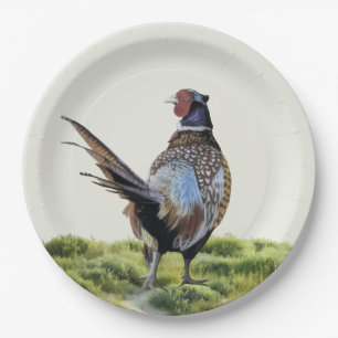 Pheasant Hunting     Paper Plate