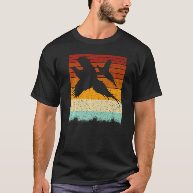 Pheasant Hunting South Dakota Upland Bird Game Hun T-Shirt (Front)