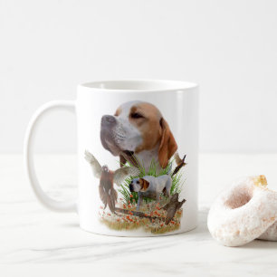 Pheasant Hunting with Pointers, Art  Coffee Mug