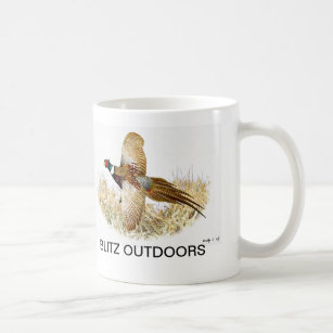 "Pheasant in Flight" Coffee Mug by Blitz Outdoors