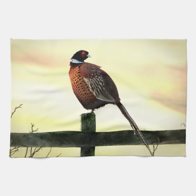 Pheasant Kitchen Towel (Horizontal)