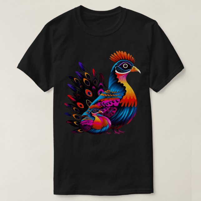 Pheasant Mothers Day T-Shirt (Design Front)