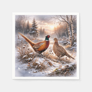 Pheasant  napkin