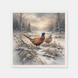 Pheasant  napkin
