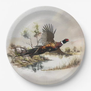 Pheasant   paper plate