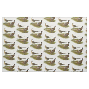 Pheasant: Ringneck Pair Fabric