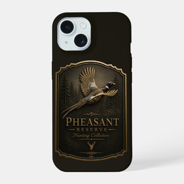 Pheasant, Royal Hunting iPhone 15 Case (Back)