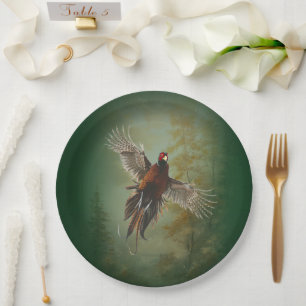 Pheasant, Royal Hunting Paper Plate
