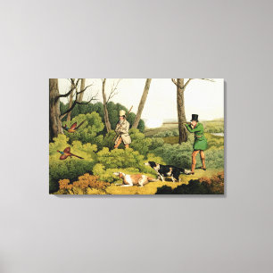 'Pheasant Shooting', pub. by Thomas McLean, 1820 ( Canvas Print