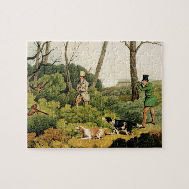 'Pheasant Shooting', pub. by Thomas McLean, 1820 ( Jigsaw Puzzle (Horizontal)