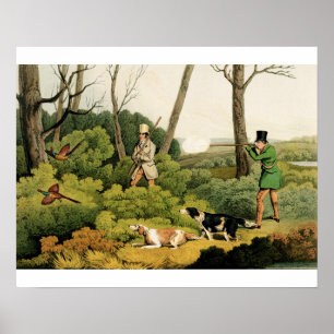 'Pheasant Shooting', pub. by Thomas McLean, 1820 ( Poster