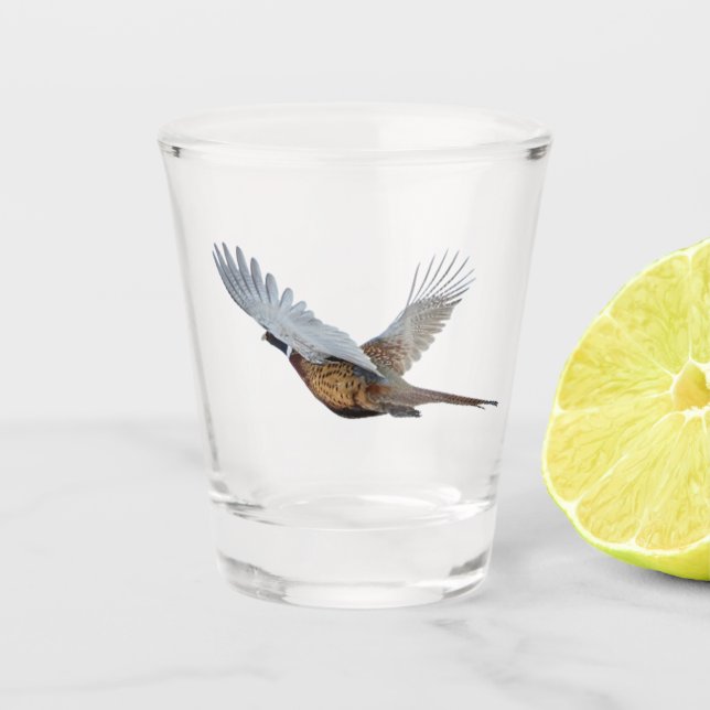 Pheasant Shot Glass (Front)