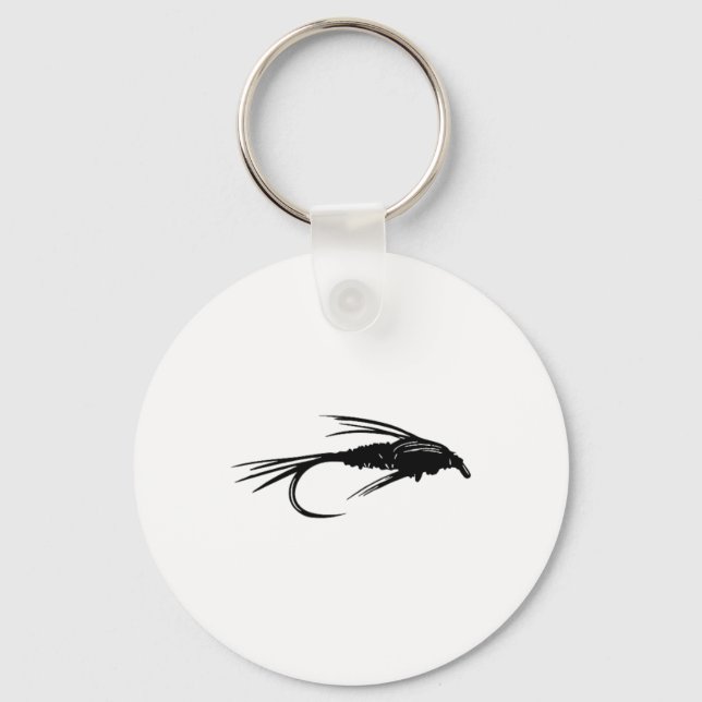 Pheasant Tail Nymph Emerger Fly Fishing Fly Gift  Keychain (Front)