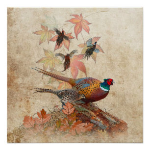 Pheasant  tapestry poster