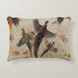 Pheasant tapestry poster acrylic print triptych k accent pillow