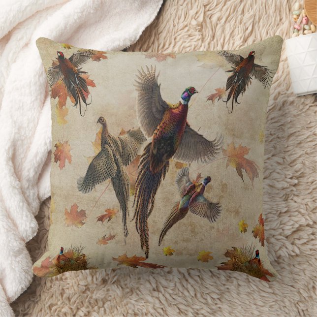 Pheasant  throw pillow (Blanket)