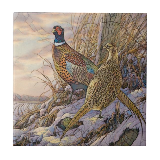 Pheasant  tile (Front)