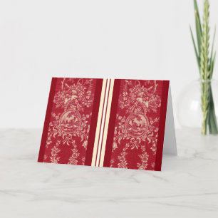 pheasant toile note card
