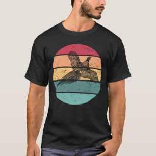 Pheasant Upland Hunter Retro Pheasant Hunting T-Shirt