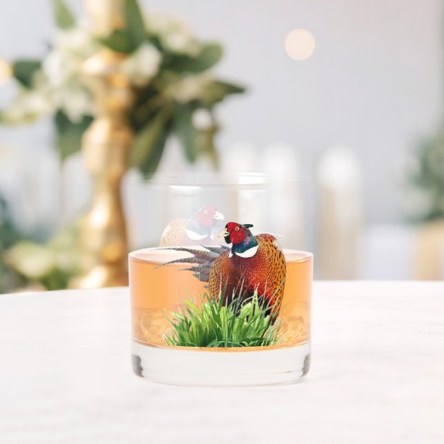 Pheasant  whiskey glass (Insitu (Wedding))