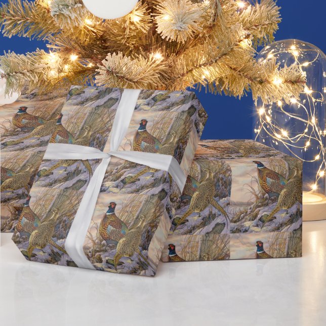 Pheasant  wrapping paper (Holidays)