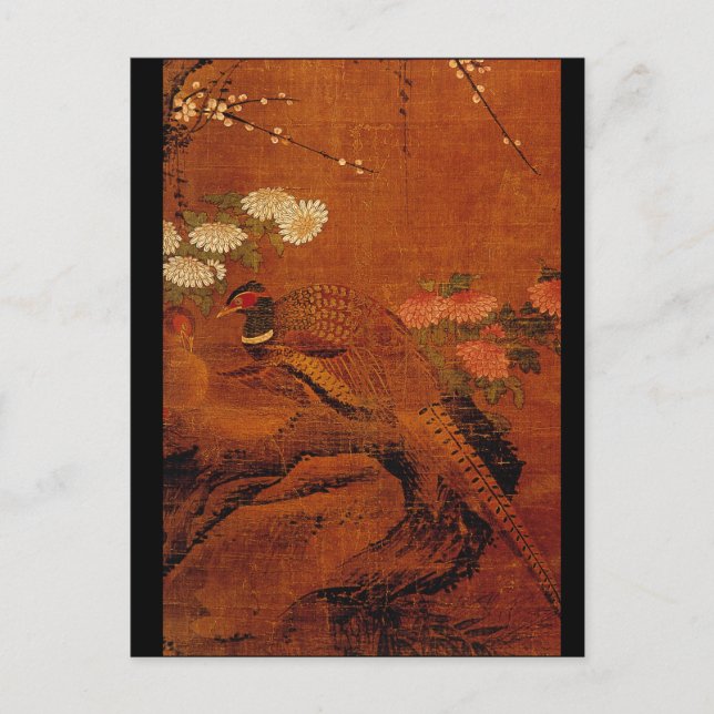 Pheasants and Flowers_The Orient Postcard (Front)