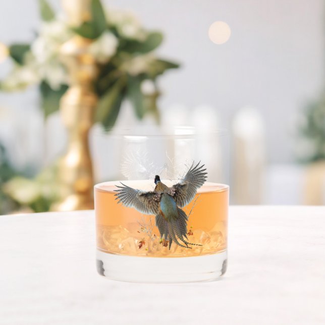 Pheasants Forever Whiskey Glass (Insitu (Wedding))