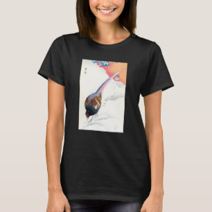 Pheasants in the Snow by Ohara Koson T-Shirt