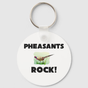 Pheasants Rock Keychain
