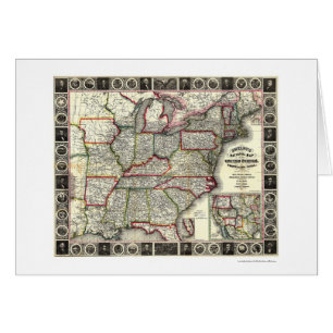 Phelps Etats-Unis tracent 1852