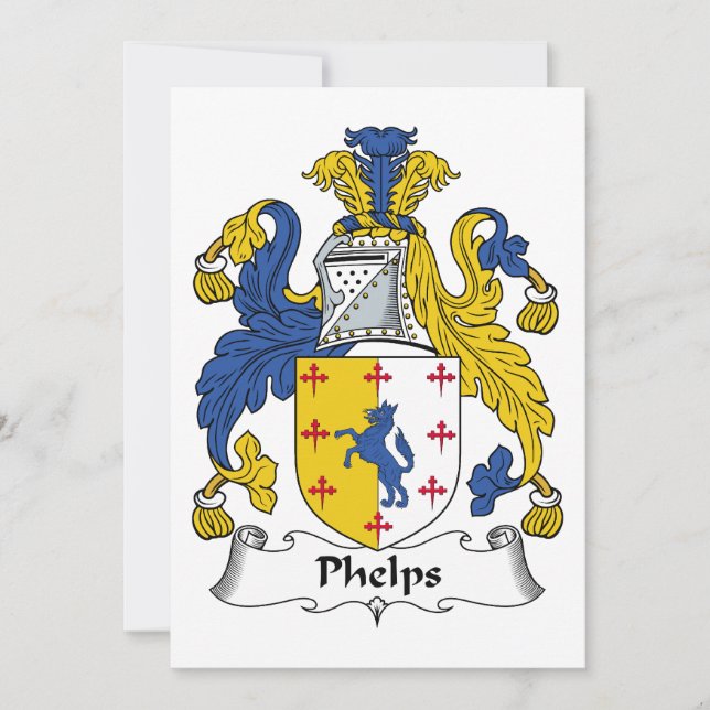 Phelps Family Crest (Front)