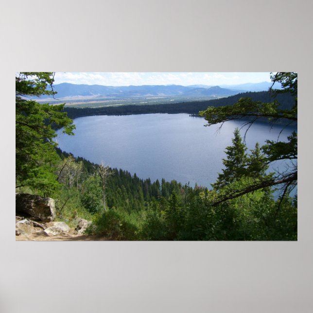 Phelps Lake I at Grand Teton National Park Poster (Front)