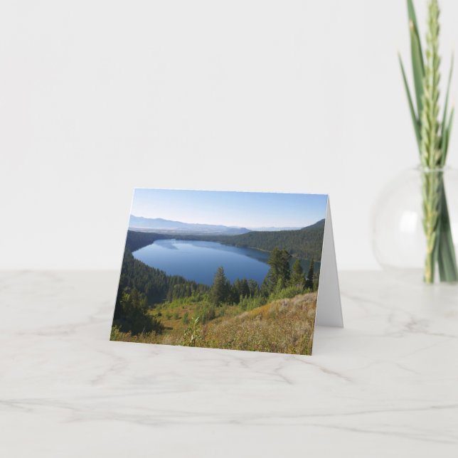 Phelps Lake III at Grand Teton National Park Card (Front)