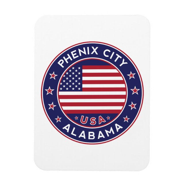 Phenix, Alabama Magnet (Vertical)