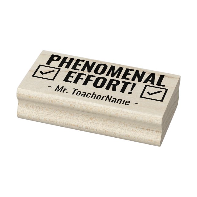 "PHENOMENAL EFFORT!" Grading Rubber Stamp (Stamp)