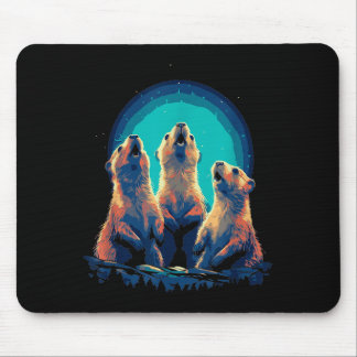 Phenomenal Howling Groundhog Pack Retro Awesomenes Mouse Pad