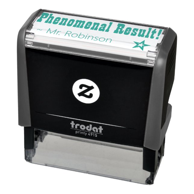 "Phenomenal Result!" + Custom Educator Name Self-inking Stamp (Product)