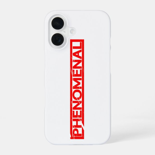 Phenomenal Stamp iPhone 16 Case (Back)